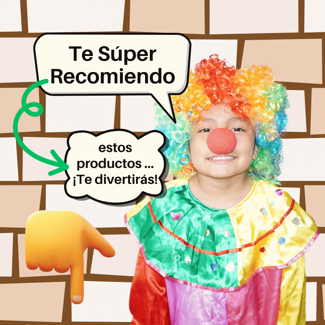 Productos 100% Recomendados por "El Payasito Titi" para segurar la diversión y seguir aprendiendo